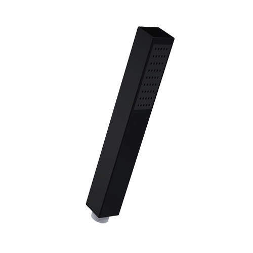 Nuie Showers Square Shower Handset (Matt Black).