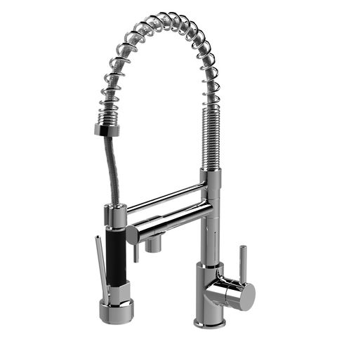 Kitchen Rinser Kitchen Tap With Pot Filler Spout (Chrome).