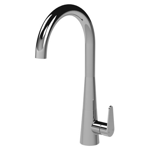 Nuie Samir Mono Kitchen Tap With Lever Handle (Chrome).