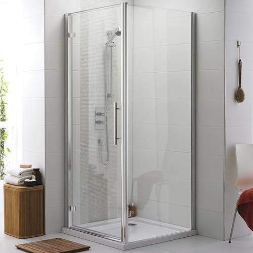 Nuie Enclosures Apex Shower Enclosure With 8mm Glass (900x760mm).