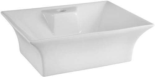 Nuie Basins Rectangular Free Standing Basin (490x400mm).