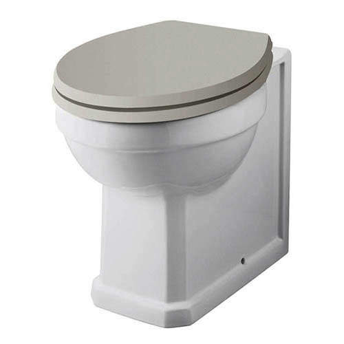 Old London Richmond Back To Wall Comfort Height Toilet Pan (Short Projection).