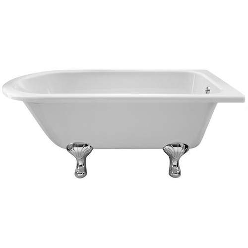 Hudson Reed Baths Winterburn Shower Bath With Corbel Legs 1500mm.