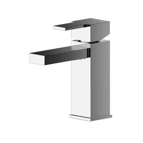 Nuie Sanford Basin Mixer Tap With Push Button Waste (Chrome).