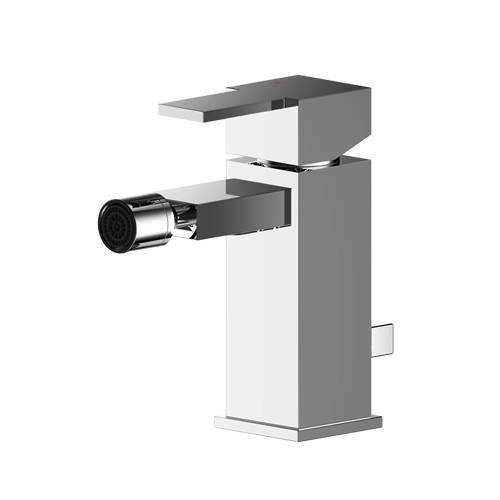 Nuie Sanford Bidet Mixer Tap With Pop Up Waste (Chrome).