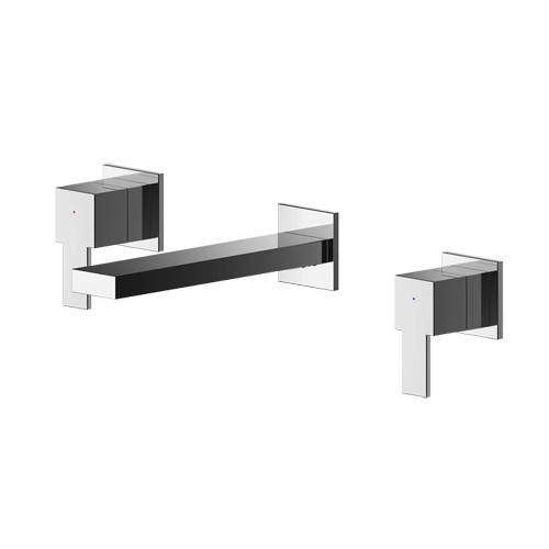 Nuie Sanford Wall Mounted Basin Mixer Tap (Chrome).