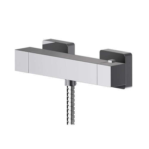 Nuie Sanford Thermostatic Bar Shower Valve (Chrome).