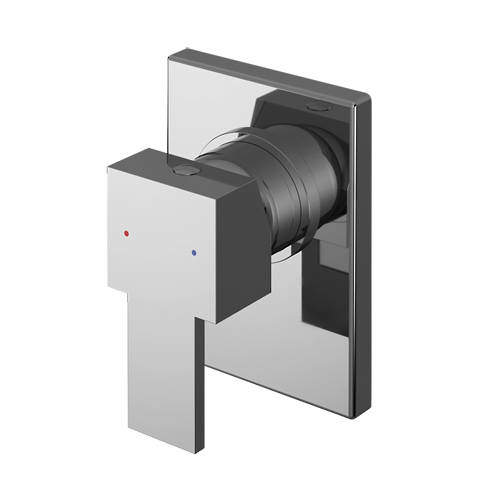 Nuie Sanford Concealed Manual Shower Valve (1 Outlet, Chrome).