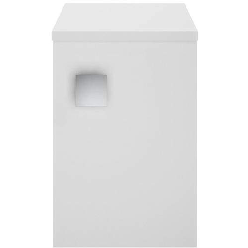 HR Sarenna Wall Hung Side Storage Unit (300mm, Moon White).