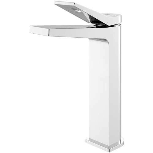 HR Soar Tall Basin Mixer Tap With Lever Handle (Chrome).