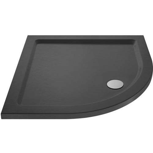 Nuie Trays Quadrant Shower Tray 900x900mm (Slate Grey).