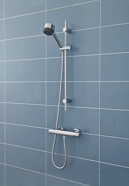 Ultra Showers TMV2 Thermostatic Bar Shower Valve & Slide Rail Kit.