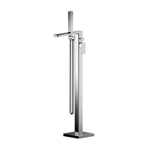 Nuie Windon Floor Standing Bath Shower Mixer Tap (Chrome).