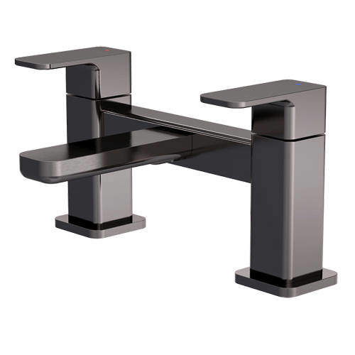 Nuie Windon Bath Filler Tap (Brushed Gun Metal).