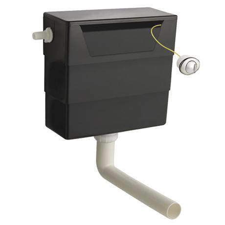 Component Concealed Toilet Cistern With Dual Push Button Flush.