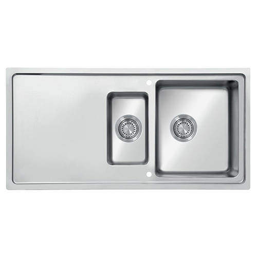 UKINOX Micro Inset Kitchen Sink (1000/500mm, S Steel, RH).