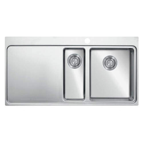 UKINOX Micro Inset Slim Top Kitchen Sink (1000/510mm, S Steel, RH).