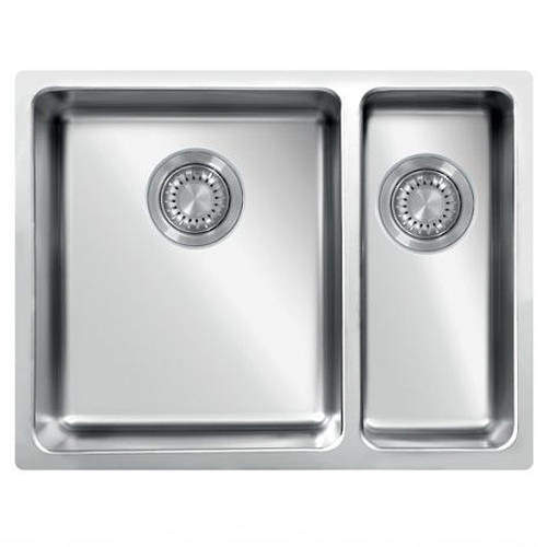 UKINOX Micro Flush Mount Kitchen Sink (565/400mm, S Steel, LH).