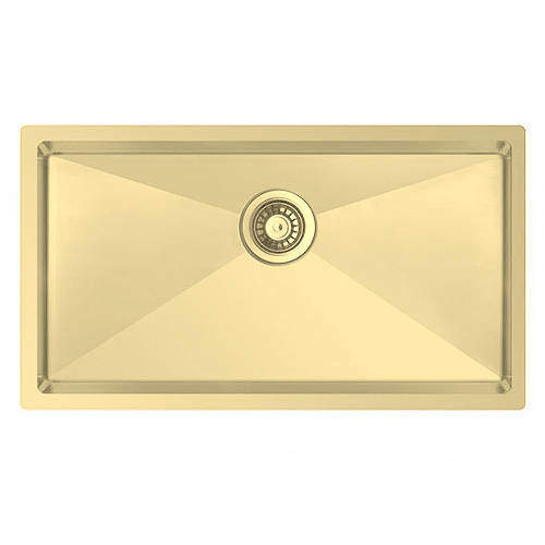 UKINOX ColorX Undermount Kitchen Sink (785/440mm, Gold).