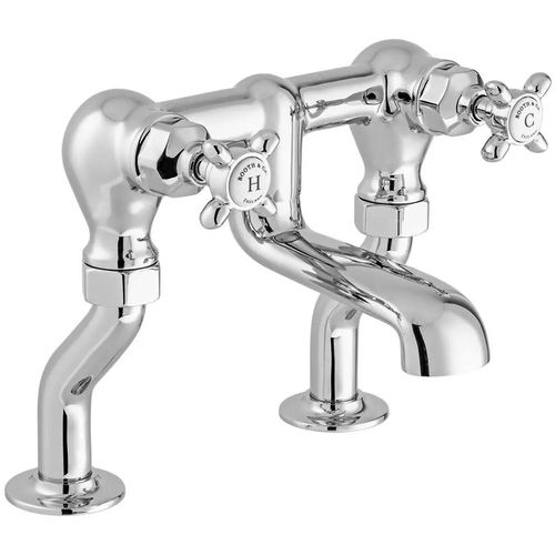 Vado Axbridge Bath Filler Tap With Crosshead Handles (Chrome).