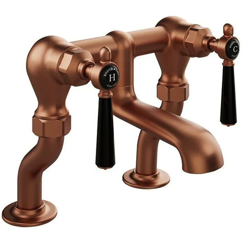 Vado Axbridge Bath Filler Tap With Lever Handles (Brushed Bronze).