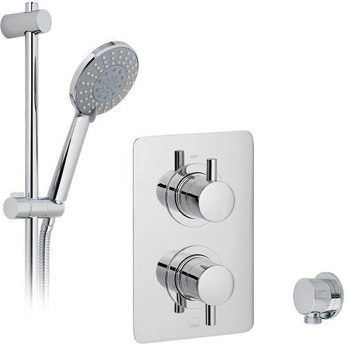 Vado Shower Packs Thermostatic Shower Set With 1 Outlet (Chrome).