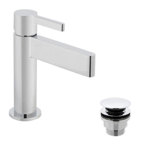 Vado Edit Mono Basin Mixer Tap With Universal Waste (Chrome).