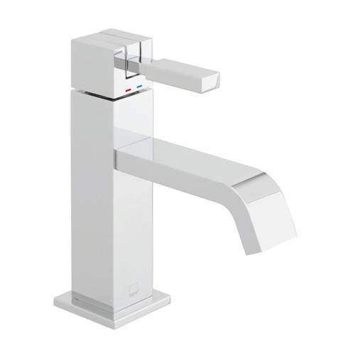 Vado Geo Slimline Basin Mixer Tap (Chrome).