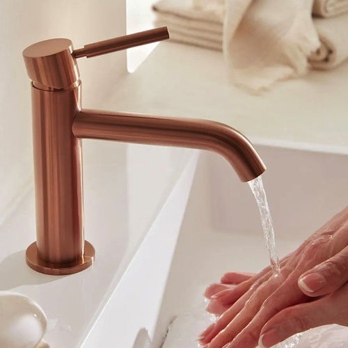 Vado Origins Slimline Mono Basin Mixer Tap (Brushed Bronze).