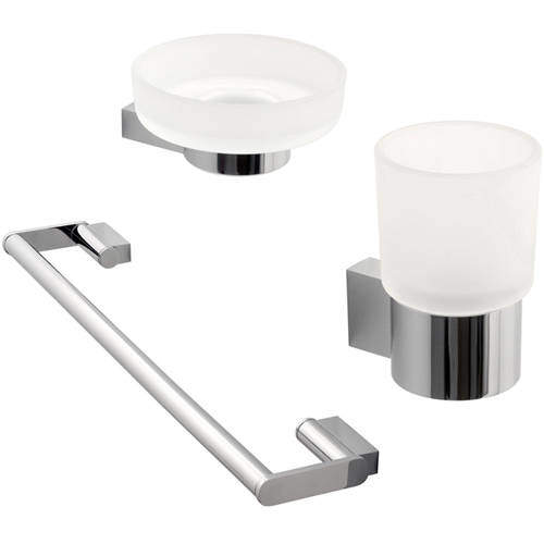 Vado Infinity Bathroom Accessories Pack A12 (Chrome).