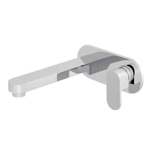 Vado Life Wall Mounted Basin Mixer Tap With 230mm Spout (Chrome).