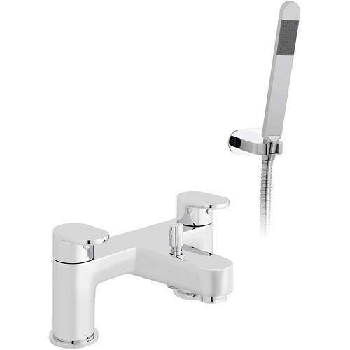 Vado Life Bath Shower Mixer Tap With Kit (Chrome).