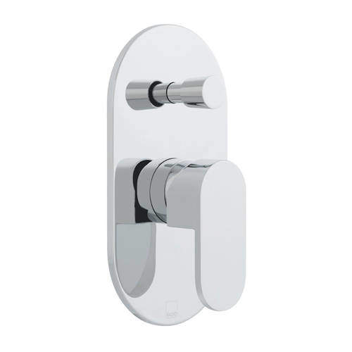 Vado Life Manual Shower Valve With 2 Outlets & Diverter (Chrome).