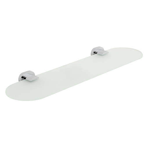 Vado Life Frosted Glass Shelf 530mm (Chrome).