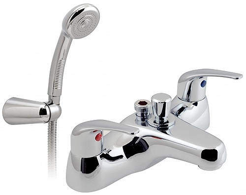 Vado Matrix Bath Shower Mixer Tap With Kit (Chrome).