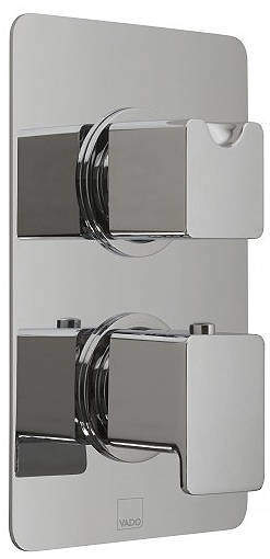 Vado Phase Thermostatic Shower Valve With Diverter (2 Outlets, TMV2).