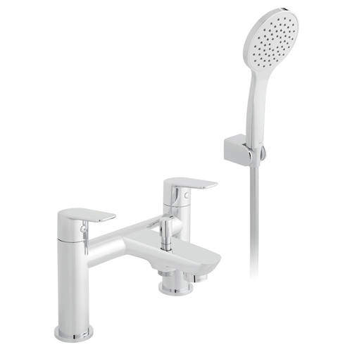 Vado Photon Bath Shower Mixer Tap With Kit (Chrome).