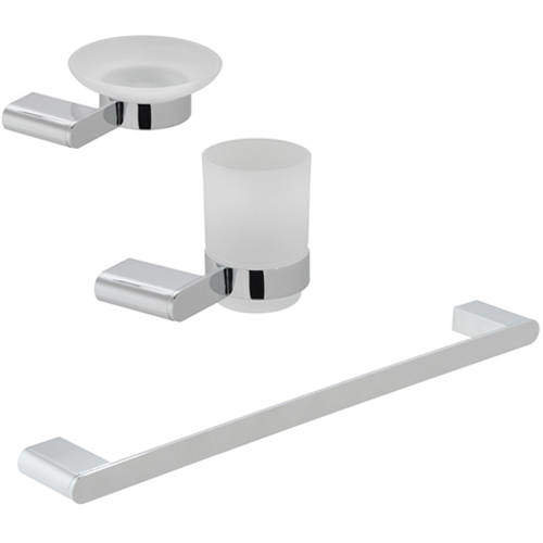 Vado Photon Bathroom Accessories Pack A08 (Chrome).