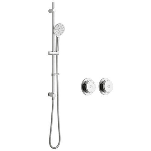 Vado Sensori SmartDial Thermostatic Shower & Slide Rail Kit & Remote.