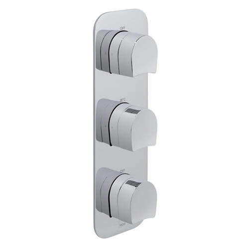 Vado Kovera Thermostatic Shower Valve With 2 Outlets (Chrome).