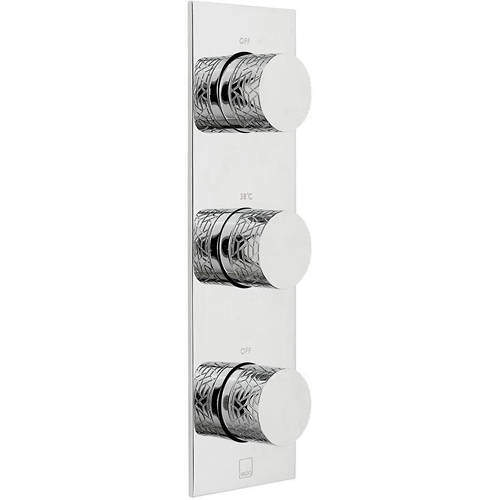 Vado Omika Thermostatic Shower Valve With 2 Outlets (Chrome).