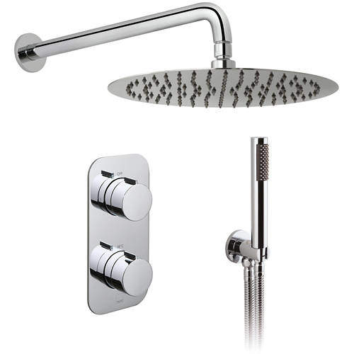 Vado Shower Packs Thermostatic Shower Set With 2 Outlets (Chrome).