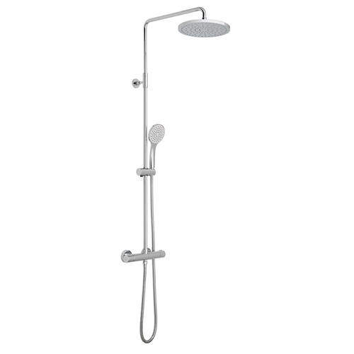 Vado Shower Packs Velo Round Shower Valve & Column Pack (Chrome).