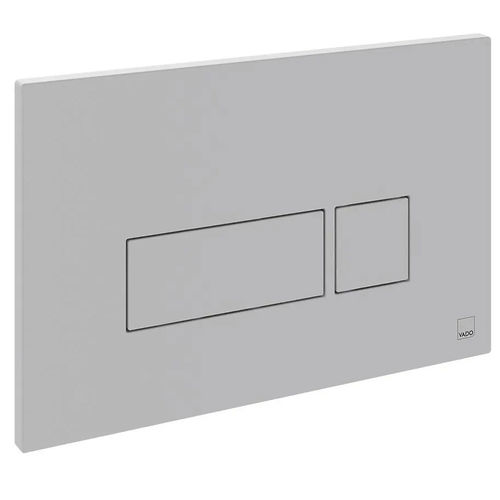 Vado Flush Plate With Square Buttons (Matt White).