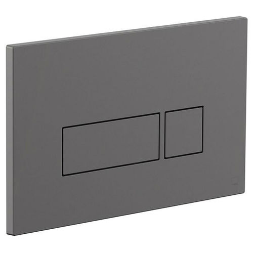 Vado Flush Plate With Square Buttons (Pewter).