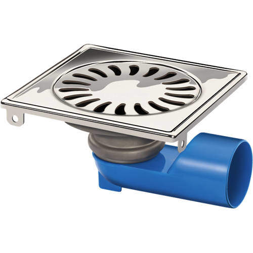 VDB Shower Drains Shower Drain 150x150mm (Stainless Steel).