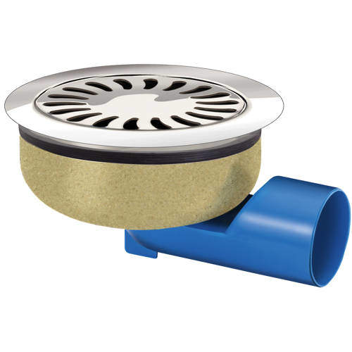 VDB Shower Drains Round Shower Drain 150mm (Stainless Steel).