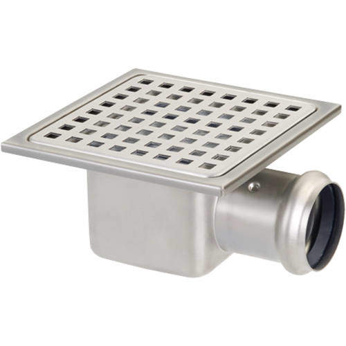 VDB Shower Drains Shower Drain 150x150mm (Stainless Steel).