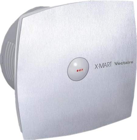 Vectaire X-Mart Auto Extractor Fan With Timer.  100mm (Stainless Steel).