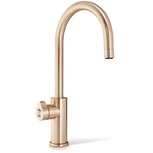 Zip Arc Design Boiling Hot Water, Chilled & Sparkling Tap (Brushed Rose Gold).